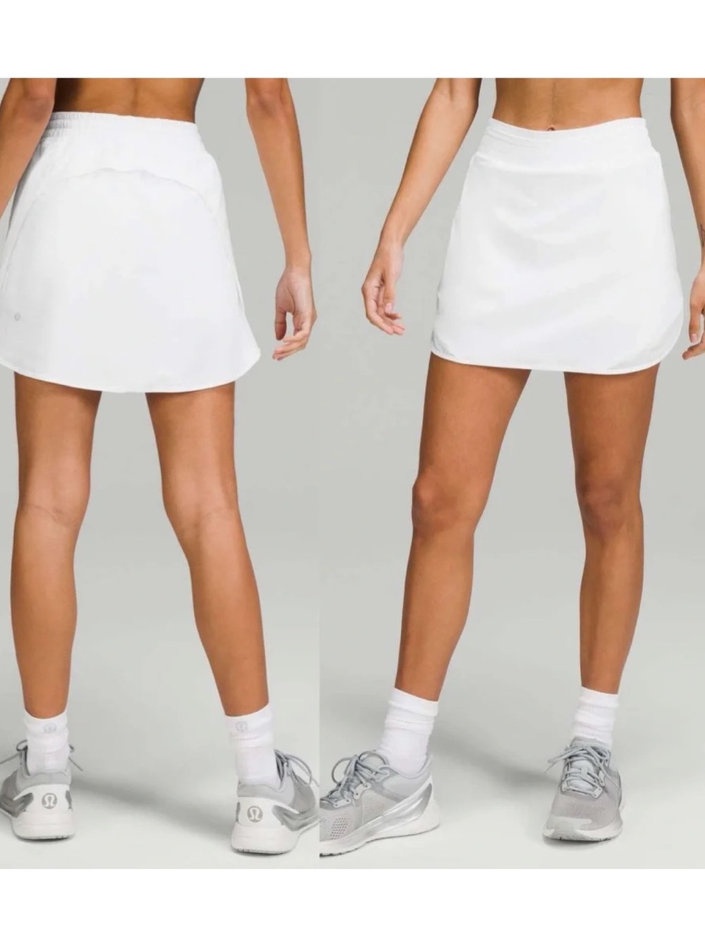 lululemon White Hotty Hot High Risw Skort size 6